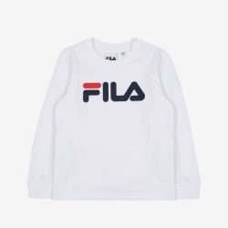 Fila Uno Round Fiu T-shirt Fehér | HU-52149